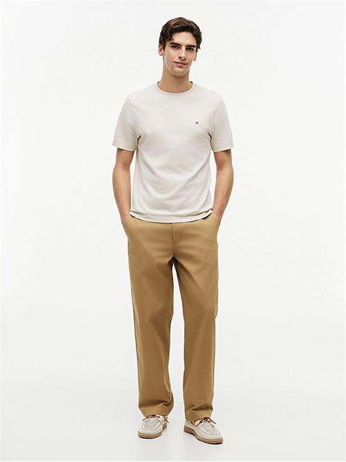 ess seasonal reg fit solid tee TOMMY HILFIGER | MW0MW39995ACG